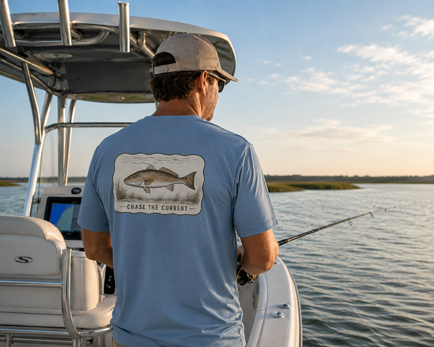 Chase the Current Short Sleeve Performance Shirt