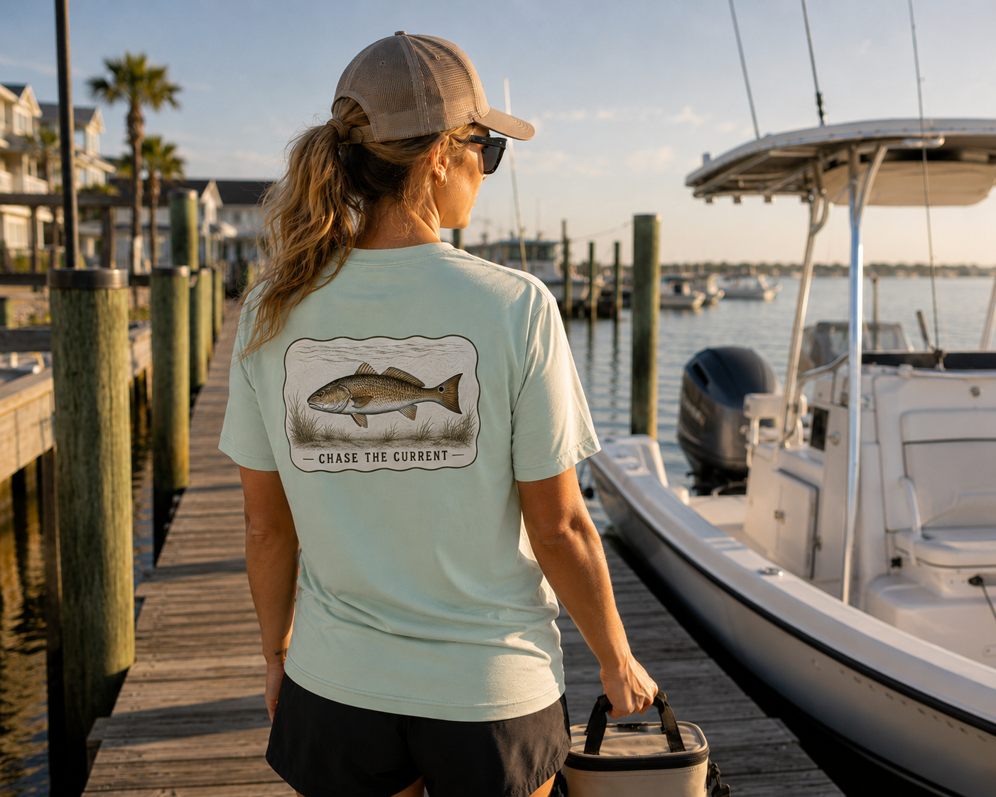 Chase the Current Short Sleeve Performance Shirt