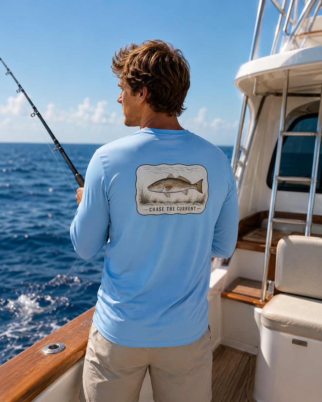 Chase the Current Long Sleeve Performance Shirt