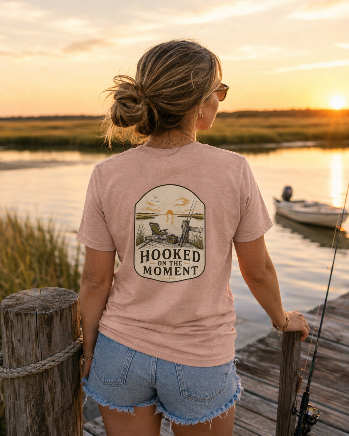 Hooked On The Moment Tee