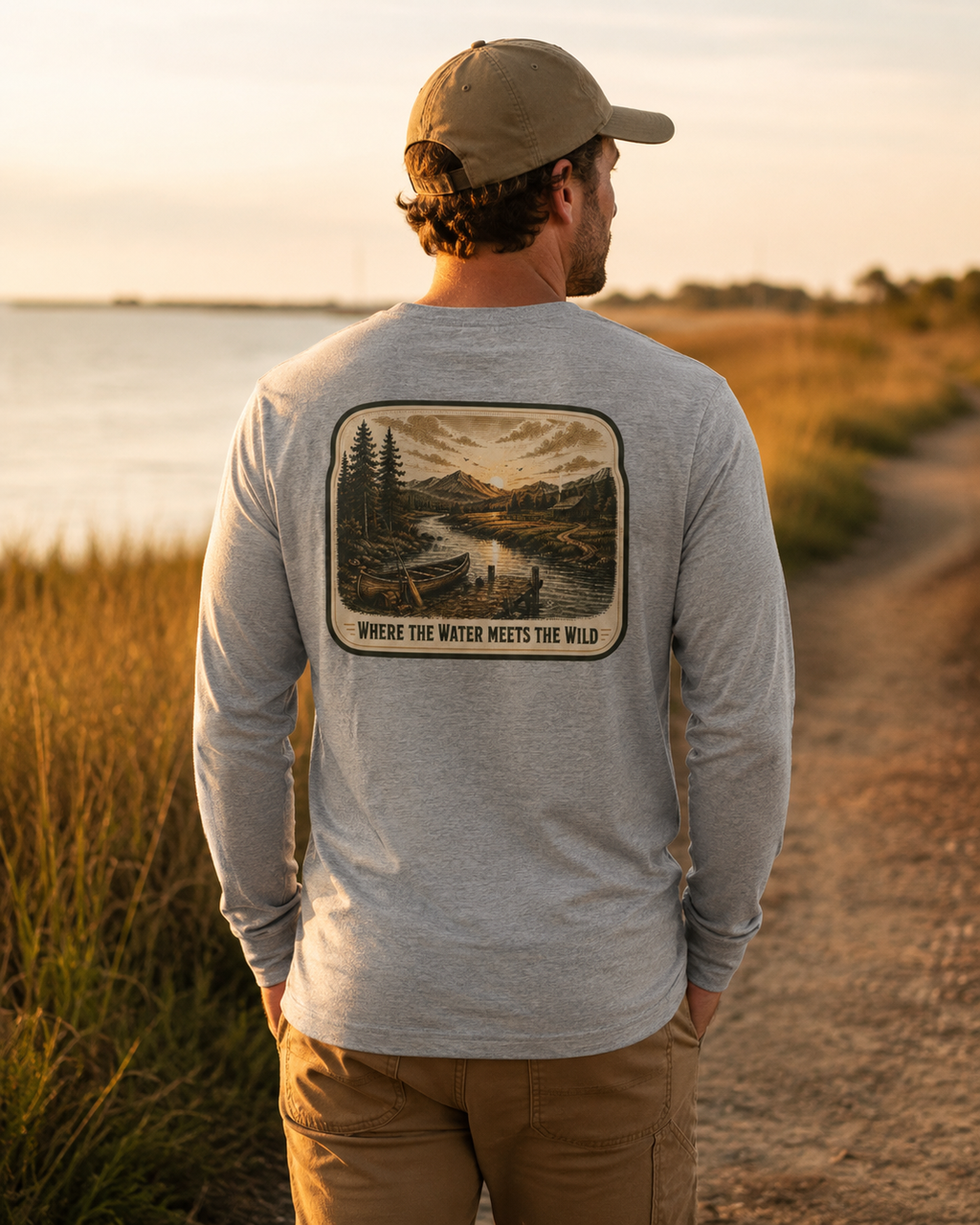 Where the Water Meets the Wild Long Sleeve Shirt