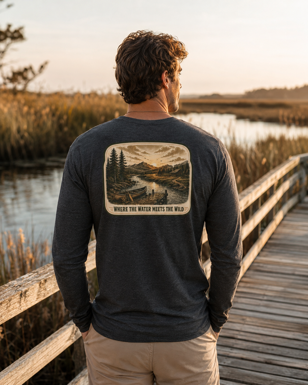 Where the Water Meets the Wild Long Sleeve Shirt
