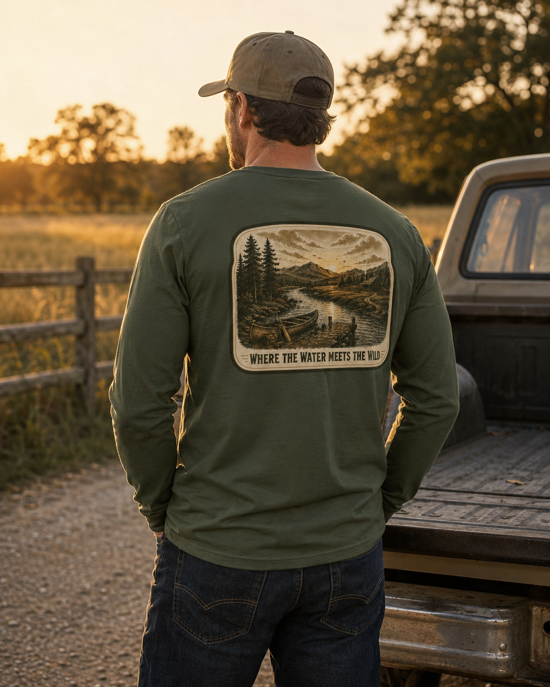 Where the Water Meets the Wild Long Sleeve Shirt