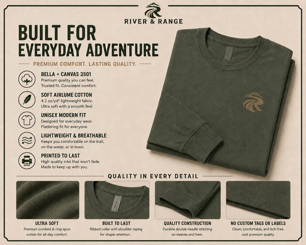 Where the Water Meets the Wild Long Sleeve Shirt