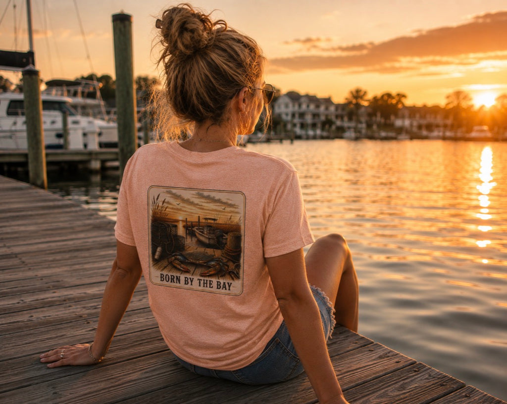 Born by the Bay Tee