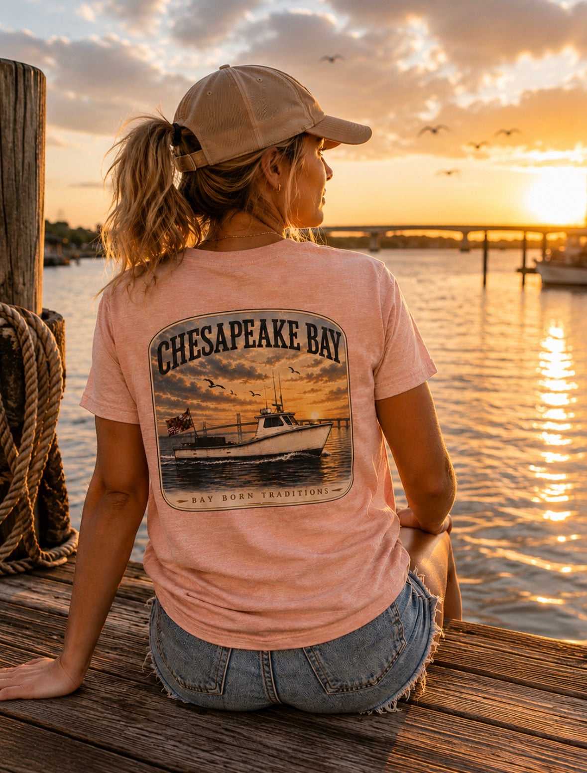 Bay Born Traditions Tee