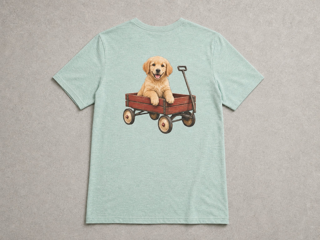 Wagon Pup Tee