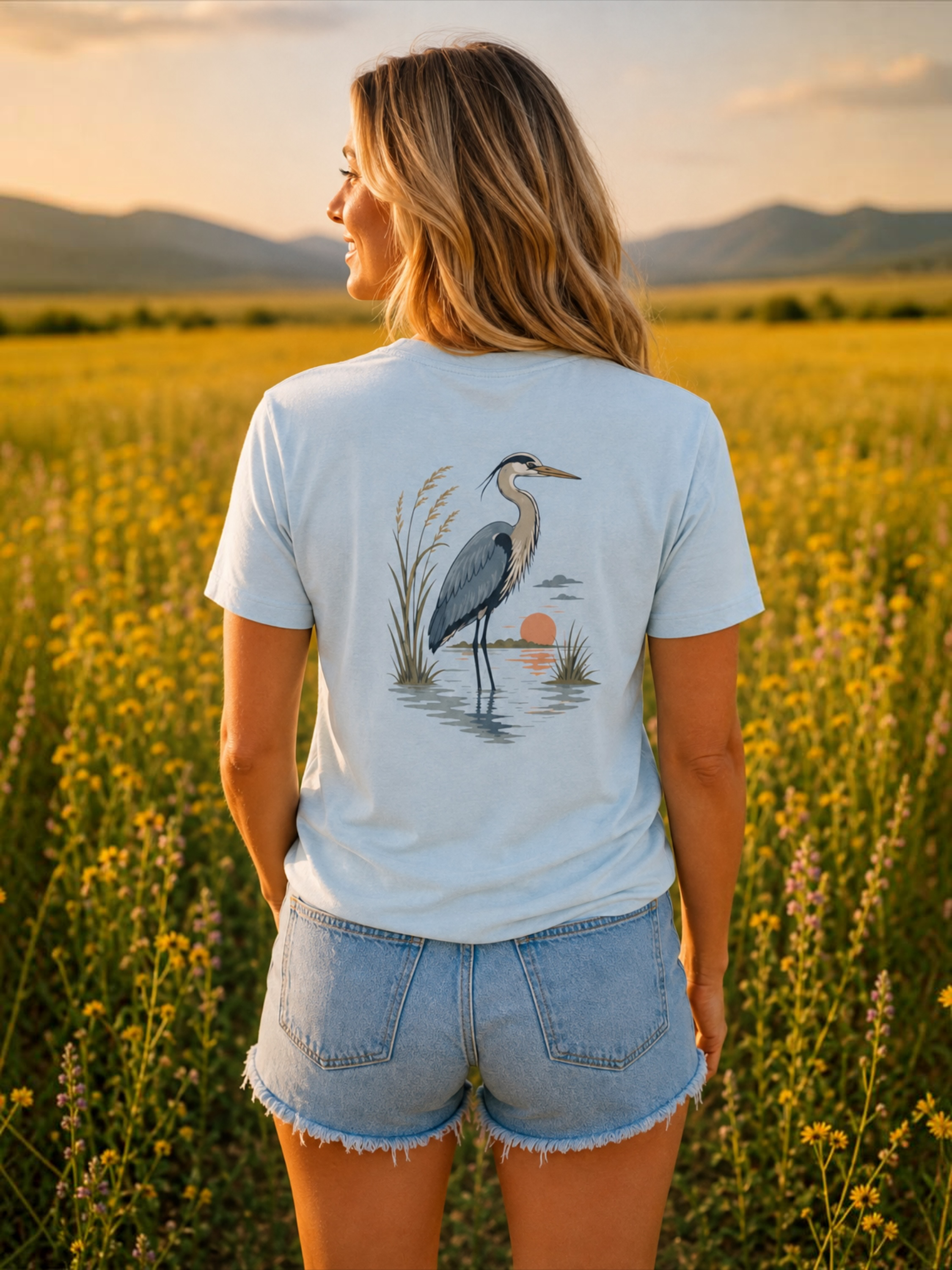 Blue Heron Marsh Tee