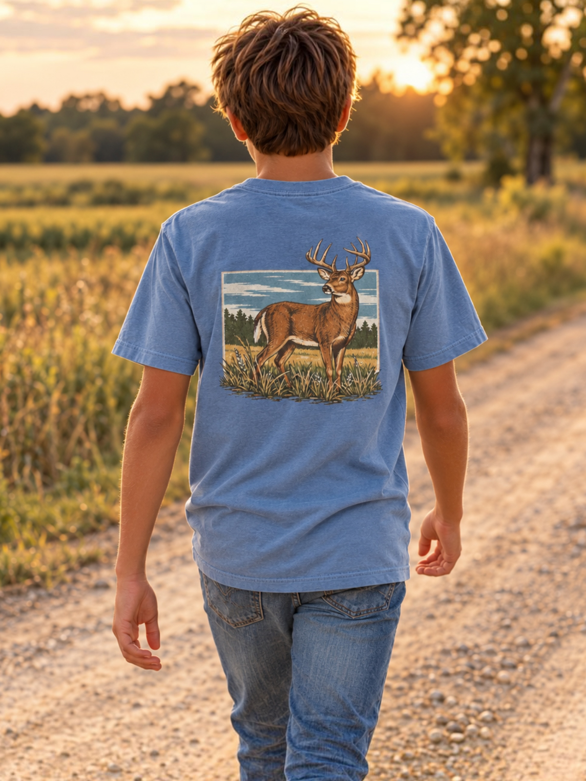 Field Buck Youth Tee